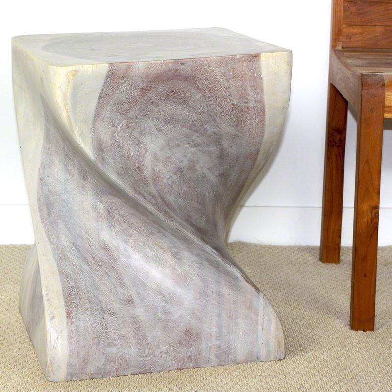 Haussmann Big Twist Coffee Table 20" H - Agate Grey | Stools & Benches | Modishstore-3