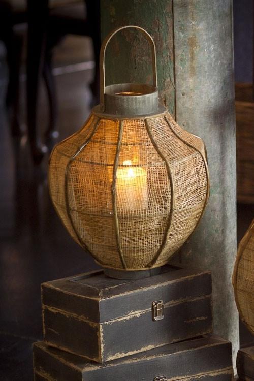 Vagabond Vintage Urn Bamboo Lantern | Modishstore | Lanterns