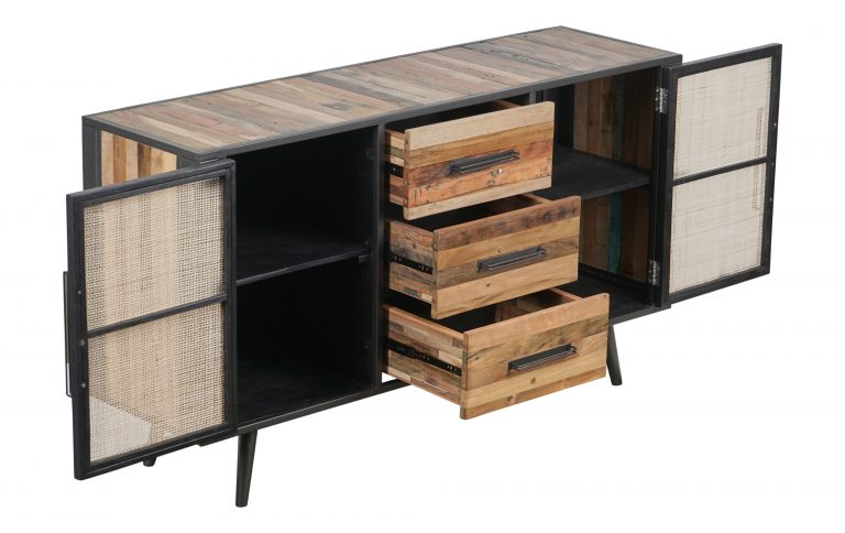 Buffet 2 Doors 3 Drawers By Novasolo - BW RT 19050 | Sideboards | Modishstore - 6
