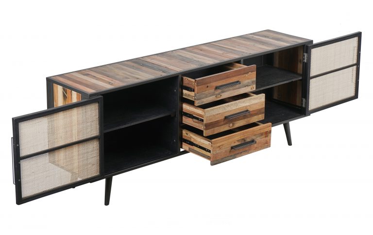 Buffet 2 Doors 3 Drawers By Novasolo - BW RT 19051 | Sideboards | Modishstore - 7
