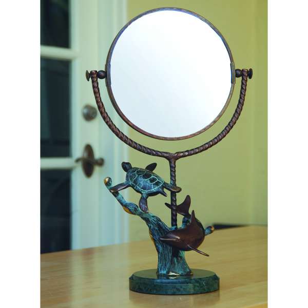 Dolphin & Turtle Mirror By SPI Home | Mirrors | Modishstore