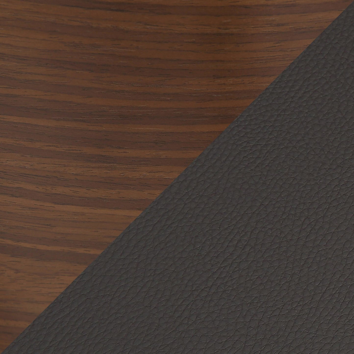 Bacci Mid-Century Modern Dining/Accent Chair in Walnut Wood and Black Faux Leather By LumiSource | Dining Chairs | Modishstore - 11