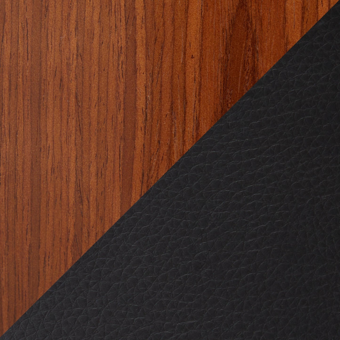 Bacci Mid-Century Modern Dining/Accent Chair in Walnut Wood and Black Faux Leather By LumiSource | Dining Chairs | Modishstore - 3