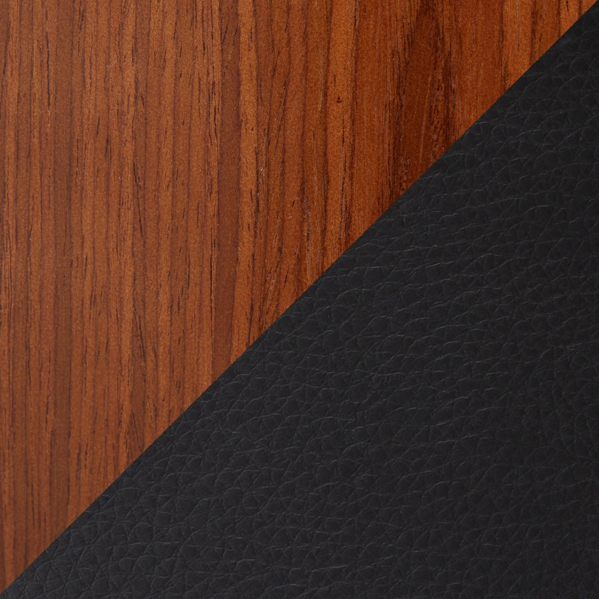 Bacci Mid-Century Modern Dining/Accent Chair in Walnut Wood and Black Faux Leather By LumiSource | Dining Chairs | Modishstore - 3