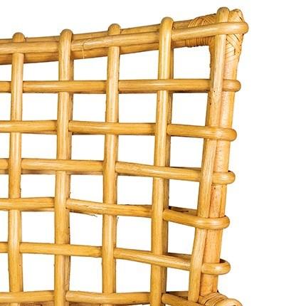 Bahama Rattan Occasional arm chair - Natural/Black by Jeffan | Outdoor Chairs | Modishstore - 4