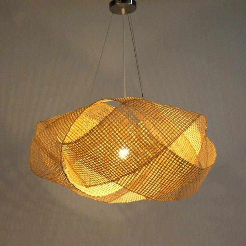 Bamboo Cloud Tatami Plafon Pendant Lamp | ModishStore | Pendant Lamps-4