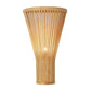 Bamboo Wicker Rattan Fan Lampshade Wall Lamp By Artisan Living | ModishStore | Wall Lamps-6