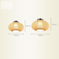 Bamboo Wicker Rattan Shade Flush Mount Ceiling Light | ModishStore | Ceiling Lamps-2