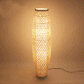 Bamboo Wicker Rattan Shade Vase Floor Lamp By Artisan Living | Floor Lamps | '14007 | Modishstore - 4