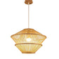 Bamboo Wicker Rattan Pendant Light By Artisan Living-12362-2
