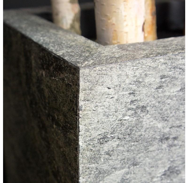 Birch Poles in Slate Veneer Planter by Gold Leaf Design Group | Artificial Flora | Modishstore - 2