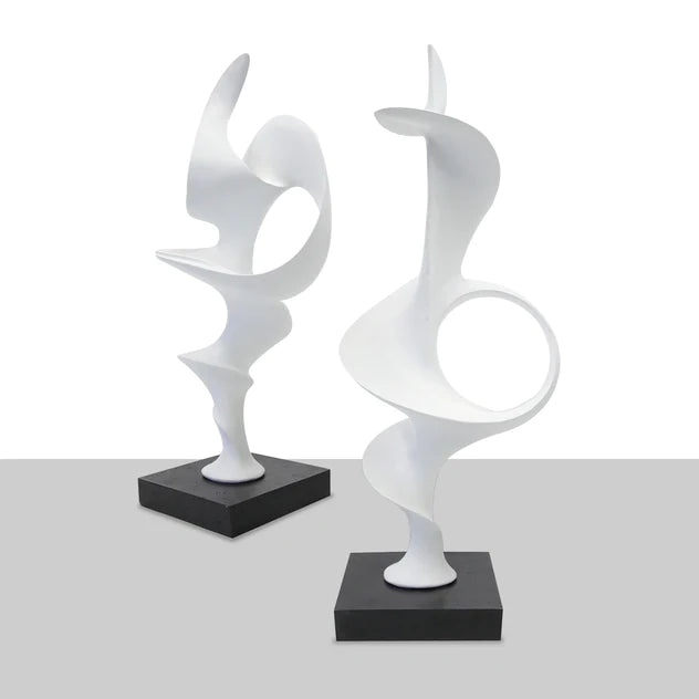 Tendril 19.8"H Sculpture, Whit By Gold Leaf Design Group | Sculptures | Modishstore - 2