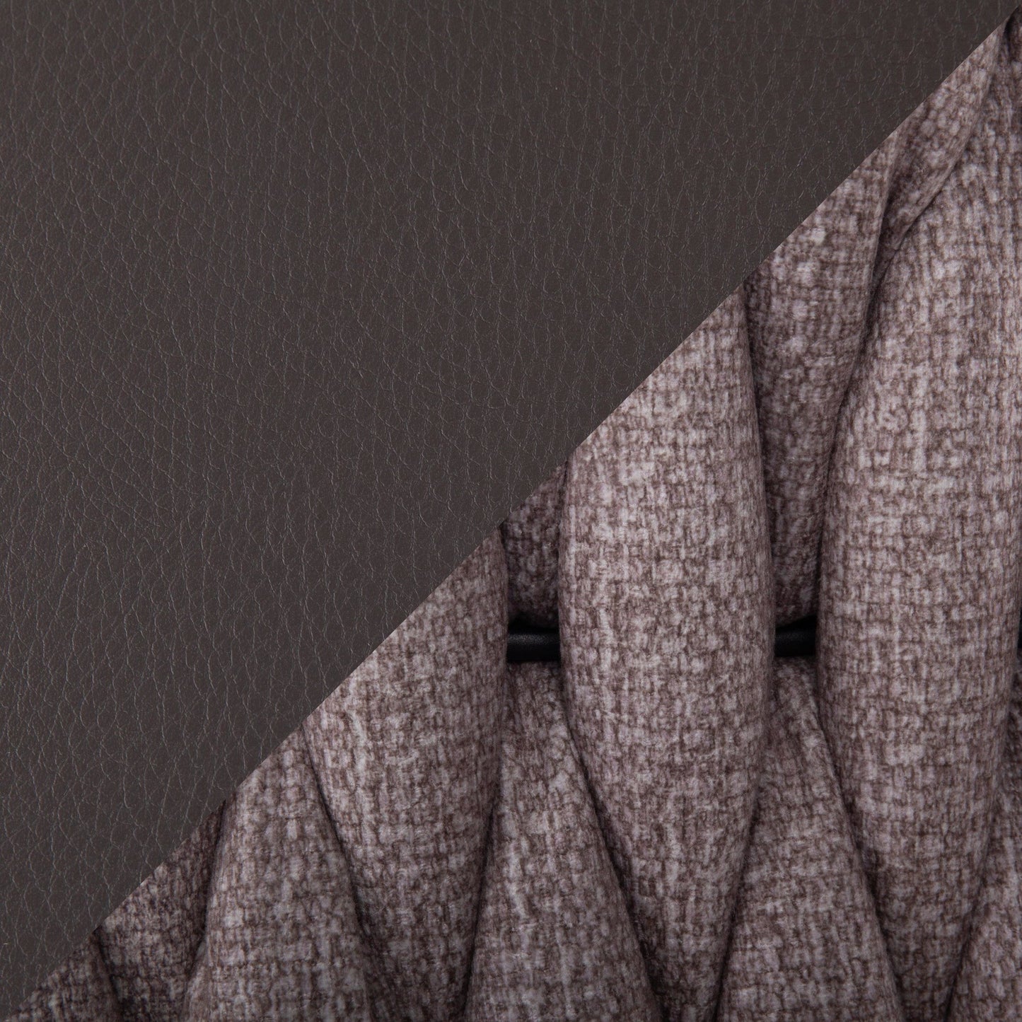 Braided Tania Contemporary Chair in Black Metal, Green Faux Leather, and Sea Green Fabric By LumiSource - Set of 2 | Dining Chairs | Modishstore - 12