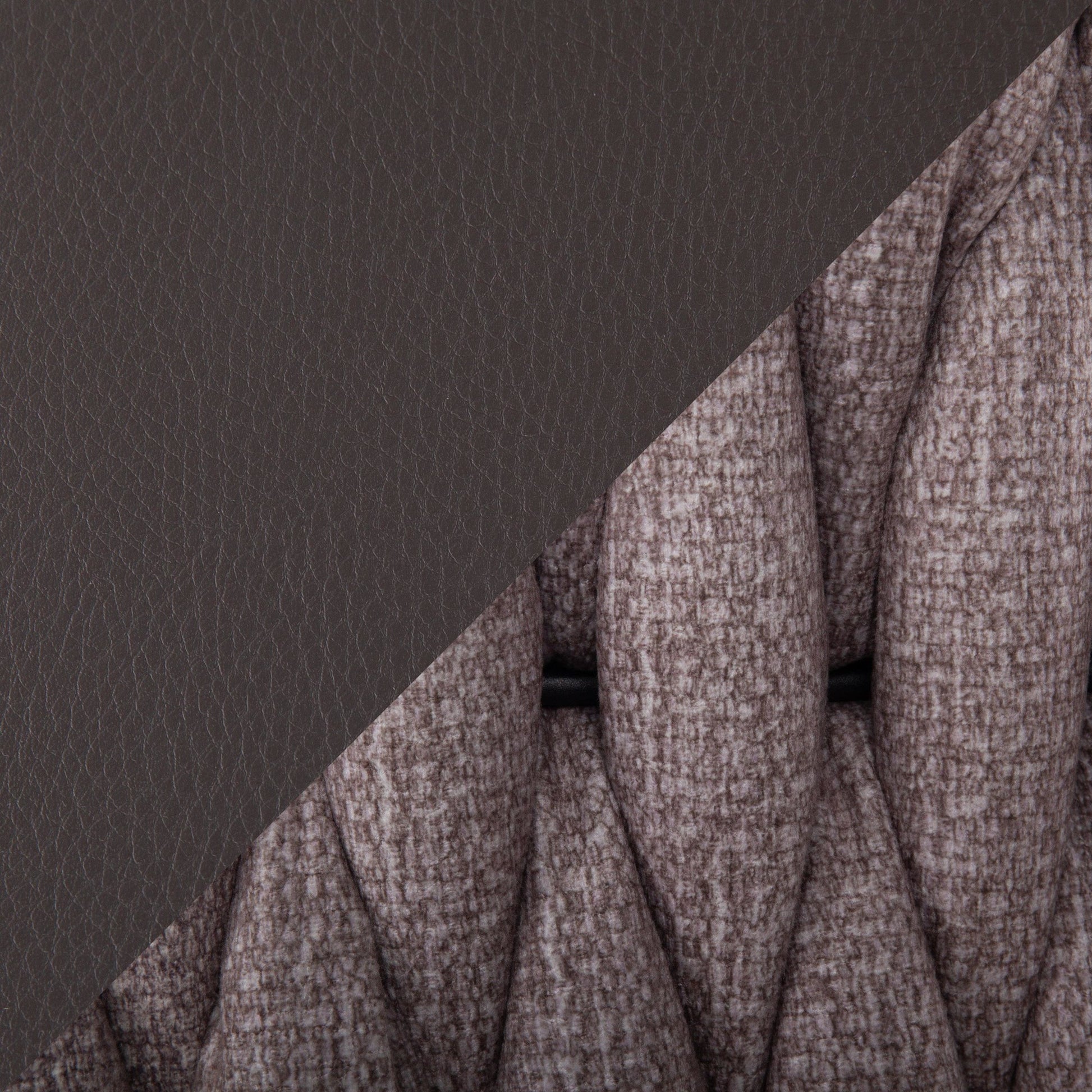 Braided Tania Contemporary Chair in Black Metal, Green Faux Leather, and Sea Green Fabric By LumiSource - Set of 2 | Dining Chairs | Modishstore - 12