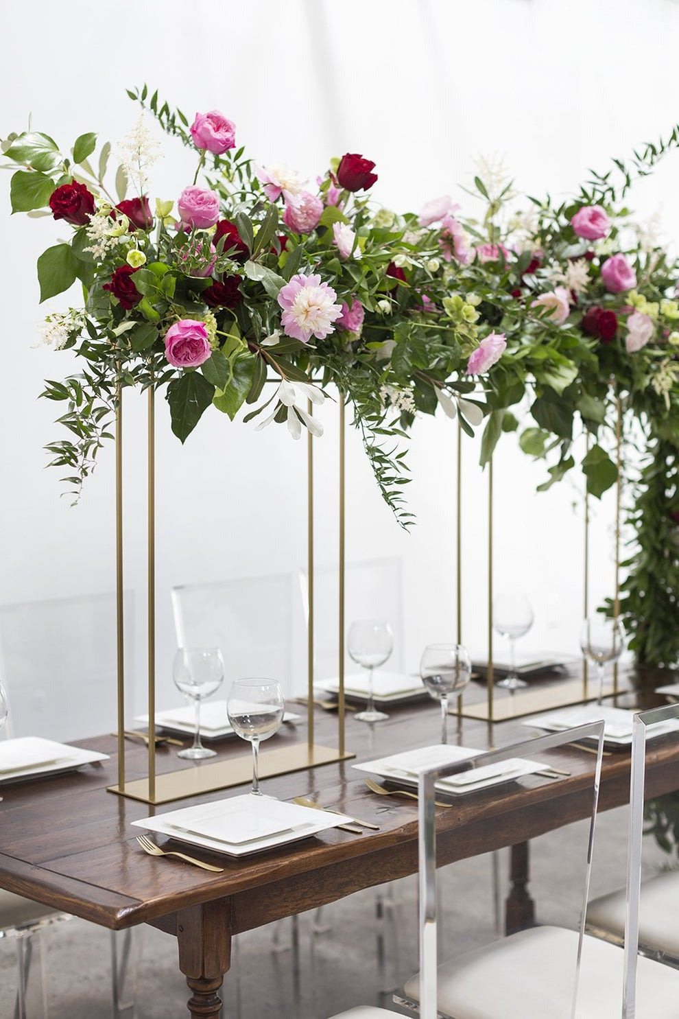 Brentmore Stand And Floral Arrangements By Accent Decor | Stands | Modishstore - 1