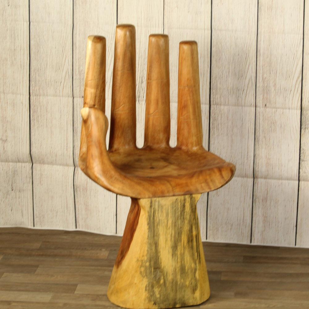 Buddha Hand-Shaped Blessing Chair- Large- High Back- | Accent Chairs | AL314L | Modishstore