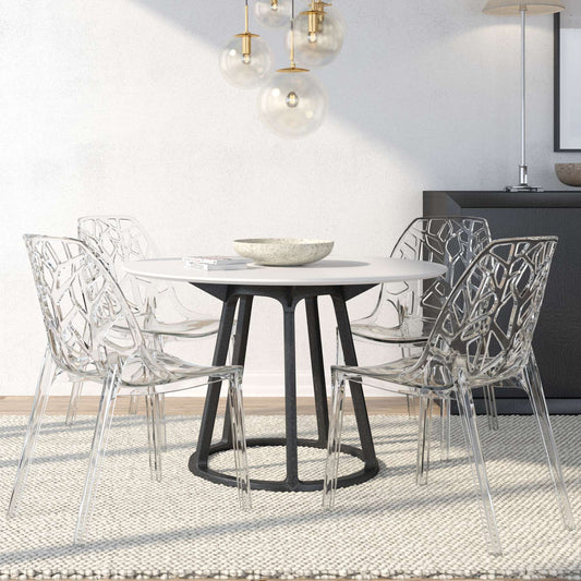 LeisureMod Modern Cornelia Dining Chair, Set of 4 | Dining Chairs | Modishstore