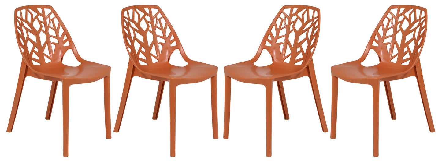 LeisureMod Modern Cornelia Dining Chair, Set of 4 | Dining Chairs | Modishstore - 10