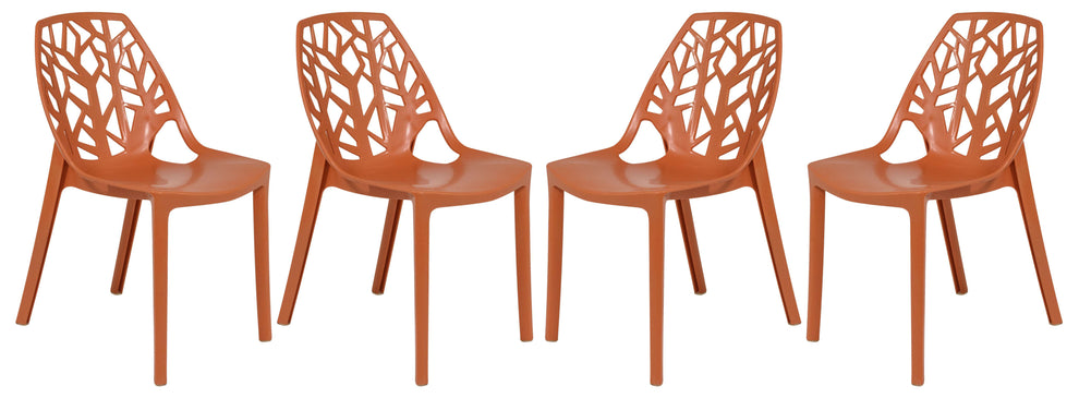 LeisureMod Modern Cornelia Dining Chair, Set of 4 | Dining Chairs | Modishstore - 10