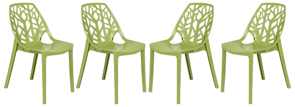 LeisureMod Modern Cornelia Dining Chair, Set of 4 | Dining Chairs | Modishstore - 28