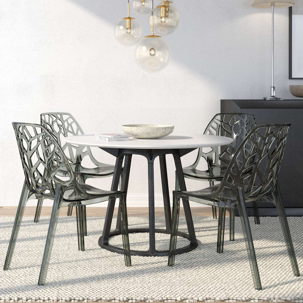 LeisureMod Modern Cornelia Dining Chair, Set of 4 | Dining Chairs | Modishstore