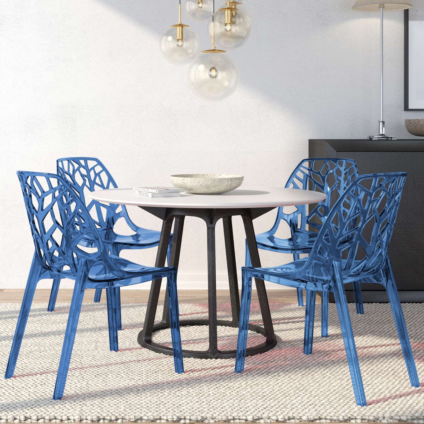 LeisureMod Modern Cornelia Dining Chair, Set of 4 | Dining Chairs | Modishstore - 26