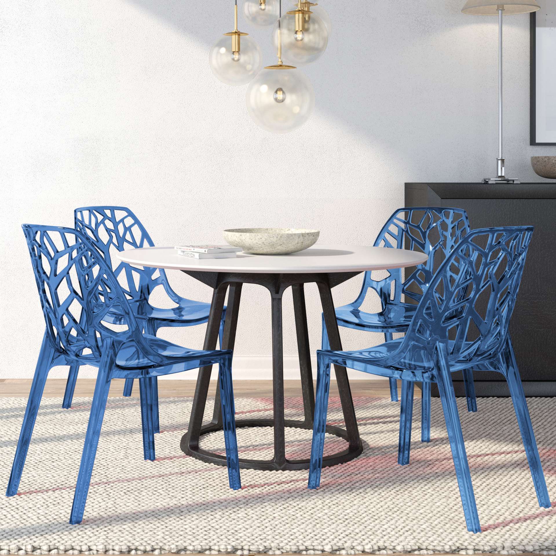 LeisureMod Modern Cornelia Dining Chair, Set of 4 | Dining Chairs | Modishstore - 26