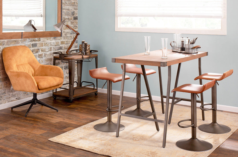 LumiSource Ale Barstool - Set of 2-14