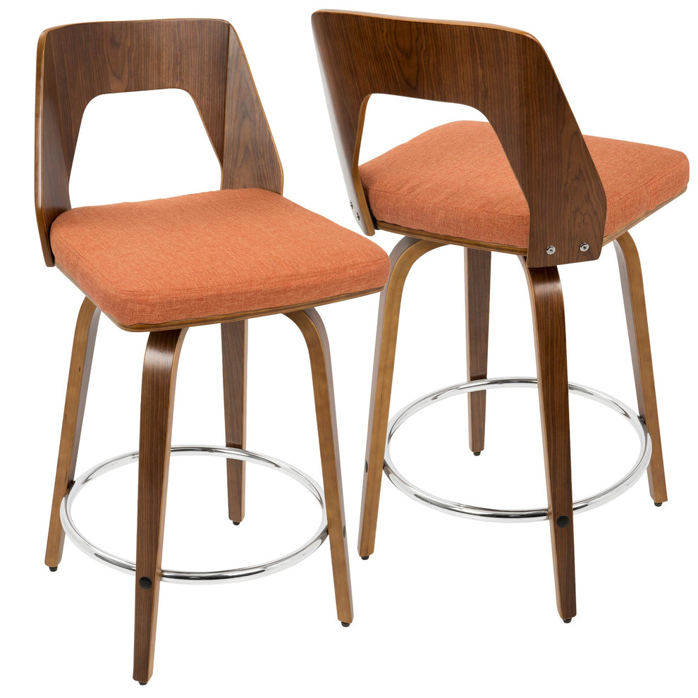 LumiSource Trilogy 24" Counter Stool - Set of 2-33