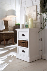 Bedside Storage Unit with Basket By Novasolo - CA585