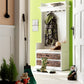 Entryway Coat Rack & Bench Unit By Novasolo - CA593 | Dressers | Modishstore