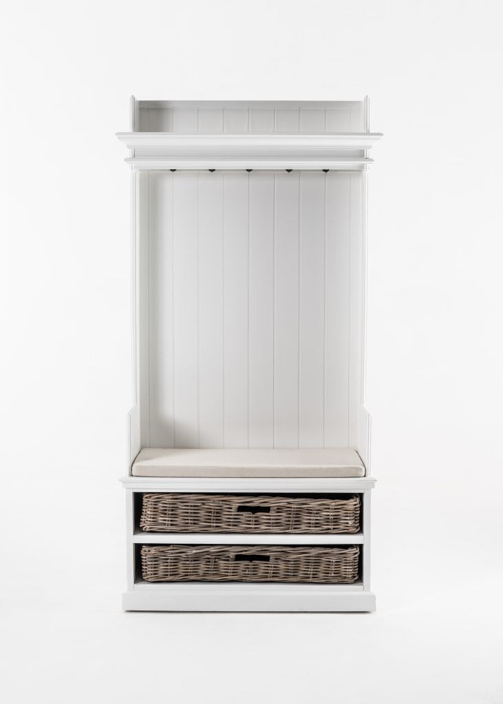 Entryway Coat Rack & Bench Unit By Novasolo - CA593 | Dressers | Modishstore - 5