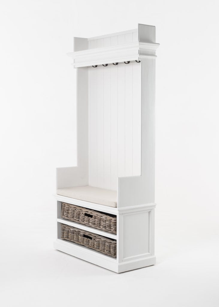 Entryway Coat Rack & Bench Unit By Novasolo - CA593 | Dressers | Modishstore - 4