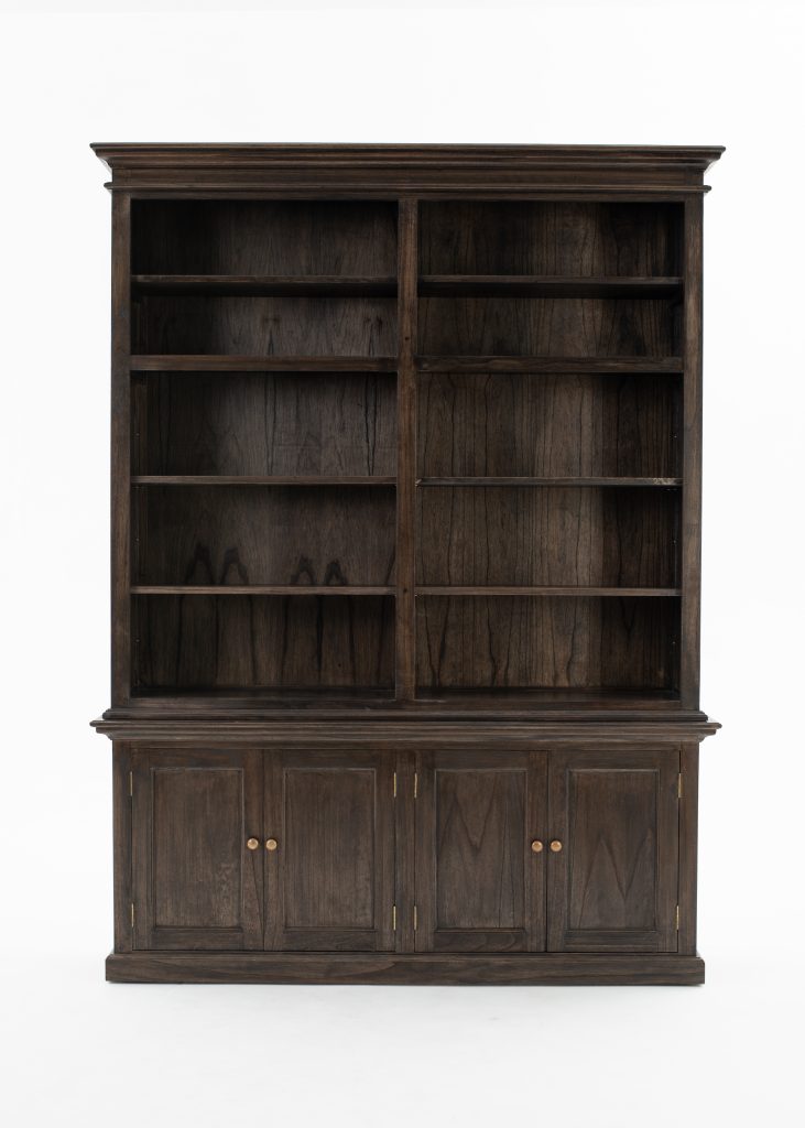 Double-Bay Hutch Unit By Novasolo - CA613BW | Bookcases | Modishstore - 12