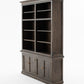 Double-Bay Hutch Unit By Novasolo - CA613BW | Bookcases | Modishstore - 2