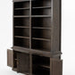 Double-Bay Hutch Unit By Novasolo - CA613BW | Bookcases | Modishstore
