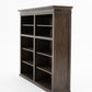 Double-Bay Hutch Unit By Novasolo - CA613BW | Bookcases | Modishstore - 7