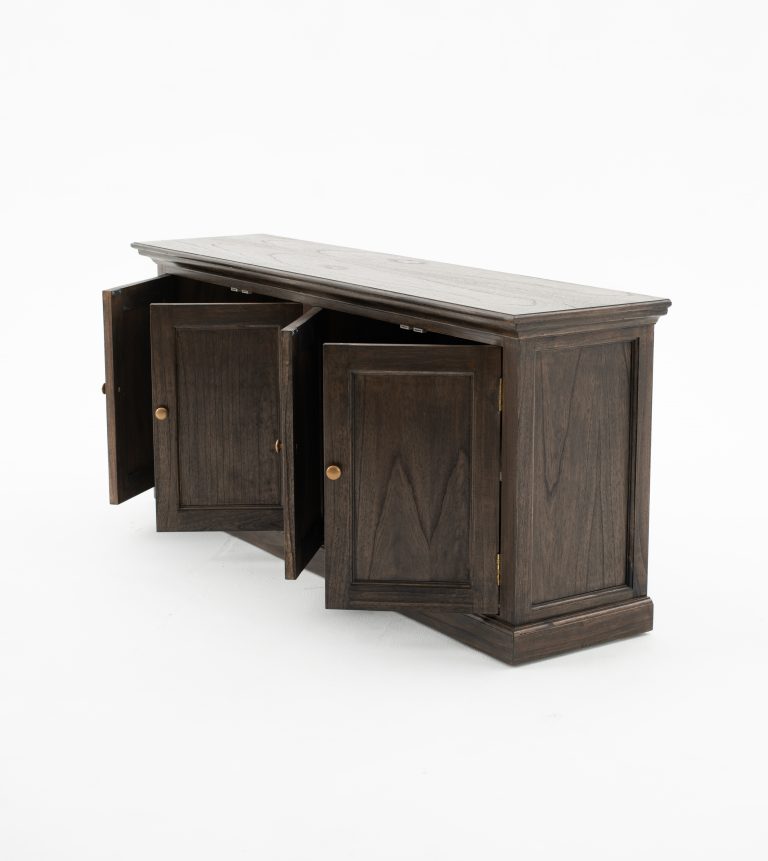 Double-Bay Hutch Unit By Novasolo - CA613BW | Bookcases | Modishstore - 3