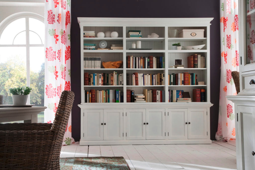 Triple-Bay Hutch Unit By Novasolo - CA614 | Bookcases | Modishstore
