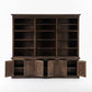 Triple-Bay Hutch Unit By Novasolo - CA614BW | Bookcases | Modishstore