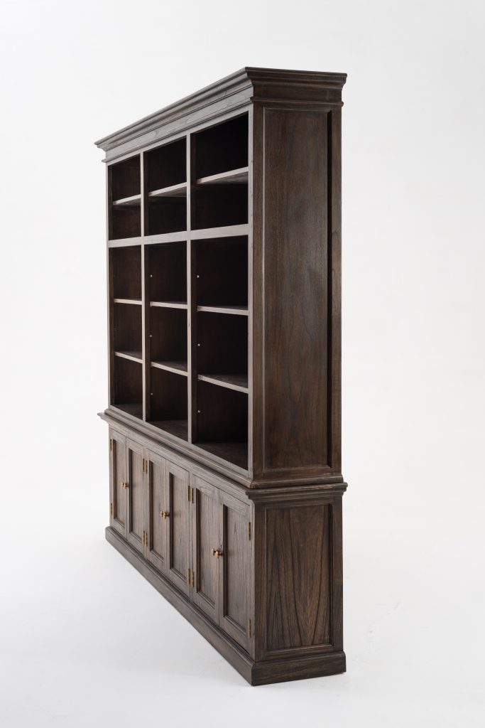 Triple-Bay Hutch Unit By Novasolo - CA614BW | Bookcases | Modishstore - 13