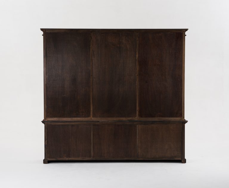 Triple-Bay Hutch Unit By Novasolo - CA614BW | Bookcases | Modishstore - 10
