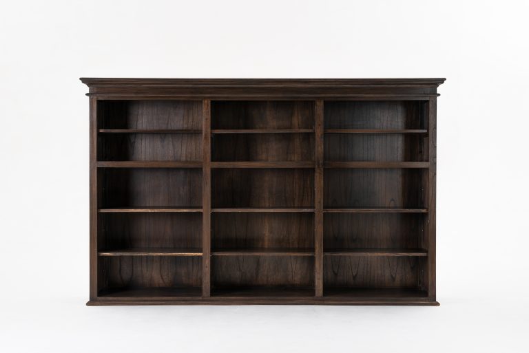 Triple-Bay Hutch Unit By Novasolo - CA614BW | Bookcases | Modishstore - 9
