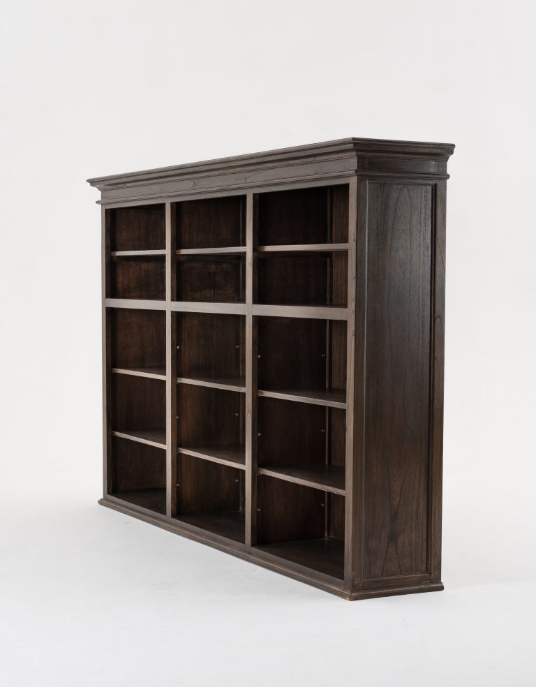 Triple-Bay Hutch Unit By Novasolo - CA614BW | Bookcases | Modishstore - 8