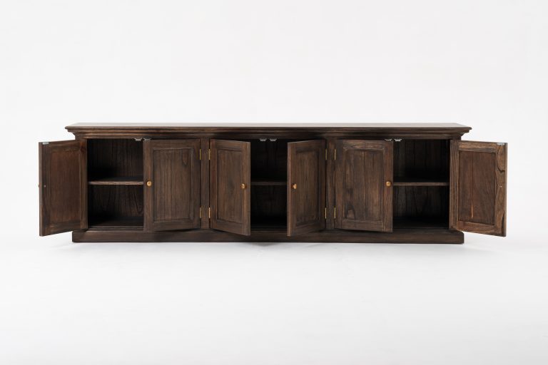 Triple-Bay Hutch Unit By Novasolo - CA614BW | Bookcases | Modishstore - 6