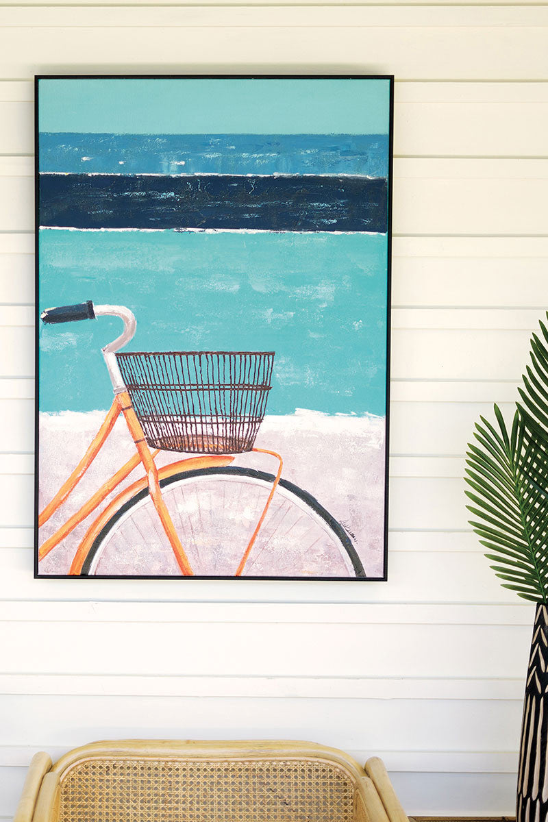 Oil Painting \ Bicycle By Kalalou | Modishstore | Wall Art