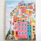 Colorful Houses Oil Painting By Kalalou | Wall Painting | Modishstore