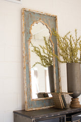 Kalalou Painted Wooden Mirror