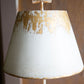 Antique White & Gold Metal Table Lamp By Kalalou-2