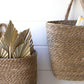 Set Of Two Tall Oval Woven Seagrass Baskets By Kalalou | Bins, Baskets & Buckets | Modishstore - 2